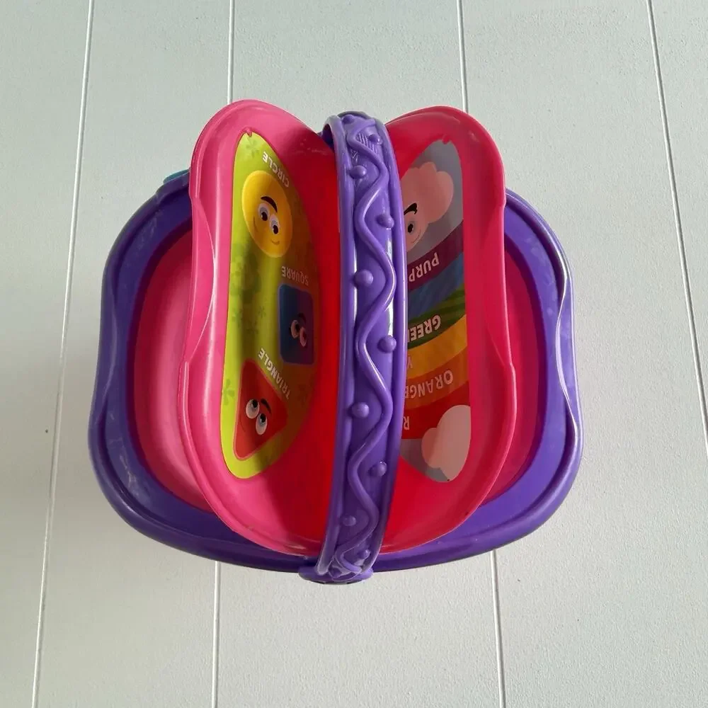 Leap Frog Pink Picnic Basket Toy Working Buttons and Music Basket Only